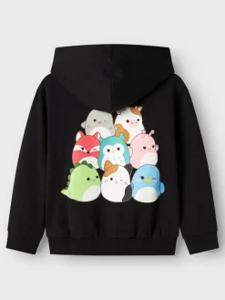 Name It lasten huppari, NKFOFI SQUISH REG SWEAT Musta