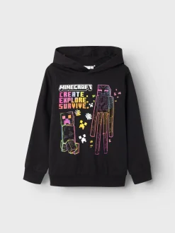 Name It lasten huppari NKMJIZ MINECRAFT, musta