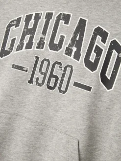 Name It lasten huppari, NKMTEEDDY LS SWEAT Vaaleanharmaa