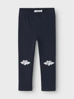 Name It lasten leggingsit, NMFDAVINA AOP LEGGING Tummansininen