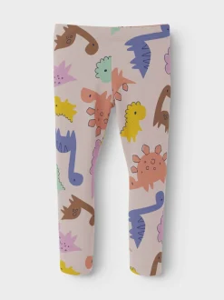 Name It lasten leggingsit, NMFNIRIANNE LEGGING Beige Kuosi