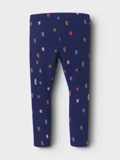 Name It lasten leggingsit, NMFNIRIANNE LEGGING Sininen Kuosi