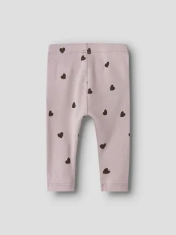 Name It lasten leggingsit, NBFKHEART LEGGING Vaaleanpunainen