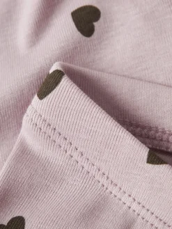 Name It lasten leggingsit, NBFKHEART LEGGING Vaaleanpunainen