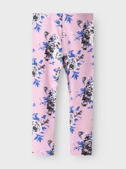 Name It Lasten Leggingsit, NMFVIVIAN AOP LEGGING Pinkki Kuosi