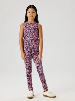 Name It lasten leggingsit NKFBRITTA Slim Legging, pinkki