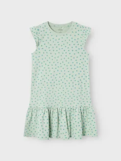 Name It lasten mekko, NKFVIDA CAPSL DRESS Mintunvihreä