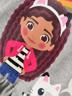 Name It lasten mekko, NMFAMMA GABBY SWE DRESS Vaaleanharmaa