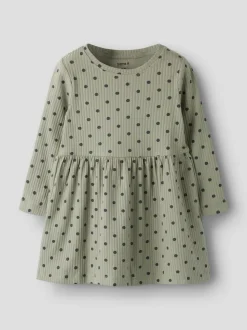 Name It lasten mekko NMFVEMMA LS DRESS, vaaleanvihreä