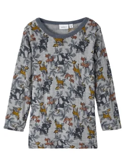 Name It Lasten Merinovillainen Paita NMMWANG WOOL NEEDLE LS TOP NOOS Beige Kuosi