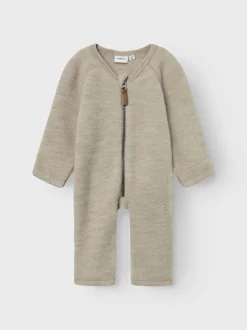 Name It Lasten merinovillahaalari, WOOL SUIT Beige