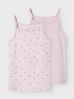 Name It lasten narutoppi, NKFSTRAP TOP 2PACK Vaaleanpunainen