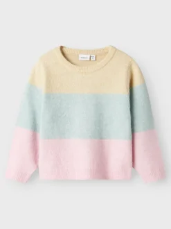 Name It Lasten Neulepusero, NMFNASILLE LS KNIT Monivärinen Kuosi