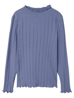 Name It lasten paita, NKFNOLINE LS SLIM TOP NOOS Sininen