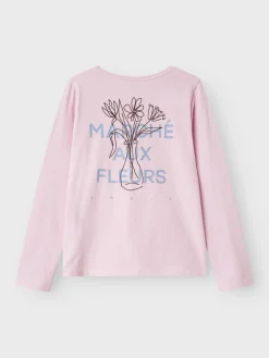 Name It lasten paita NKMSTUFF STUMBELG SS NREG TOP, vaaleanpunainen