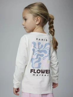 Name It lasten paita NKMSTUFF STUMBELG SS NREG TOP, valkoinen