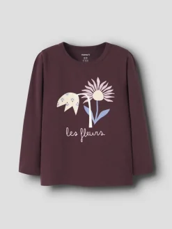 Name It lasten paita NKMSTUFF STUMBELG SS NREG TOP, viininpunainen
