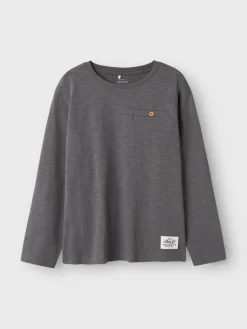 Name It lasten paita, NKMVINCENT LS TOP Grafiitti