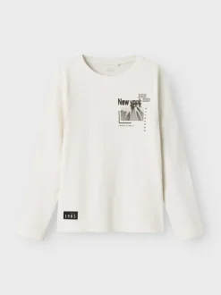 Name It Lasten Paita, NKMVUX LS TOP Valkoinen