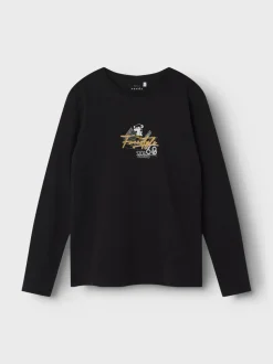 Name It Lasten Paita, NKMVICTOR LS TOP Musta
