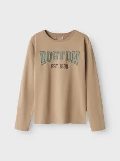 Name It Lasten Paita, NKMVUX LS TOP Beige