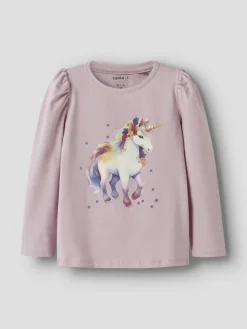 Name It lasten paita, NMFKRULLE LS TOP Vaaleanpunainen