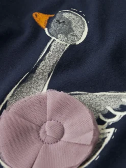 Name it lasten paita NMFSWANA LS TOP, tummansininen