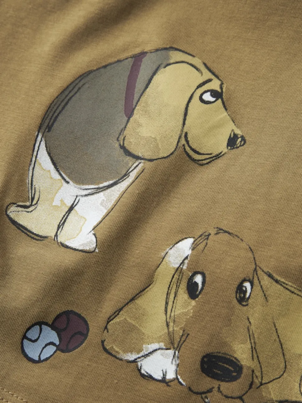 Name It lasten paita, NMMKNUD LS TOP Keskiruskea