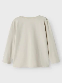 Name It lasten paita, NMMKNUD LS TOP Beige