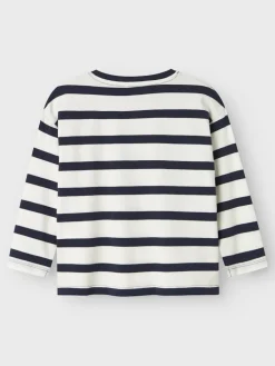 Name It lasten paita, NMMLEROY LS RLX TOP Raidallinen Sininen