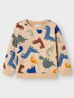 Name It Lasten Paita, NMMNENNO LS SWEAT Kuosillinen Beige