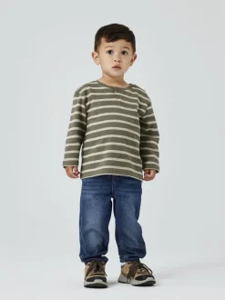 Name It Lasten Paita, NMMNIKS LS TOP Raidallinen Vihreä