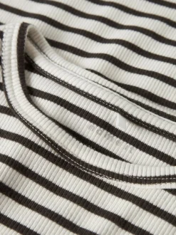 Name It lasten paita, NMNBANI LS TOP Raidallinen Ruskea