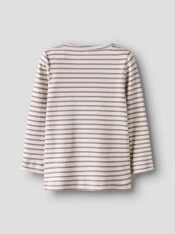 Name It lasten paita, NMNBANI LS TOP Raidallinen Liila/Vi