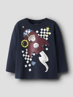 Name It lasten pitkähihainen paita Nmmdallas Peppa LS NREG Top, tummansininen