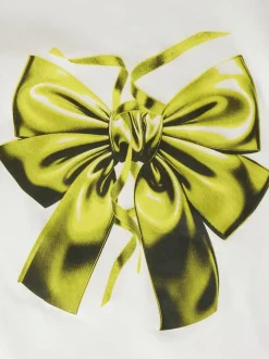 Name It lasten pitkähihainen paita NKFTHELMAS LS SHORT TOP, luonnonvalkoinen