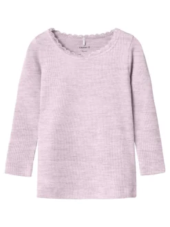 Name It Lasten Pitkähihainen Paita NMFKAB LS TOP NOOS Vaaleanpunainen