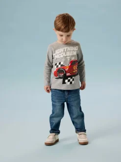 Name It lasten pitkähihainen paita NMMDRACO CARS LS NREG TOP, keskiharmaa