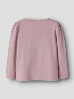 Name It lasten pitkähihainen paita, NMFNINEA LS TOP Vaaleanpunainen