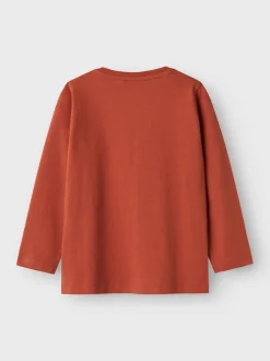 Name It Lasten Pitkähihainen, NMMVICTOR LS TOP Kaakaonruskea