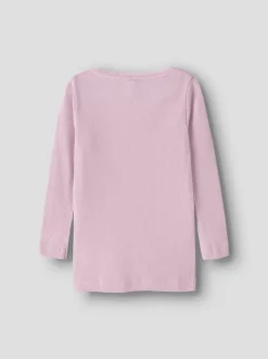 Name It Lasten Pitkähihainen Paita NMFKAB LS TOP NOOS, vaaleanpunainen
