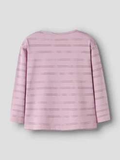 Name It lasten pitkähihainen paita NMFJANNET PAW LS NREG TOP, vaaleanpunainen