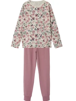 Name It lasten pyjama, NKFNIGHTSET NOSTALGIA FLOWER Vaaleanpunainen Kuosi