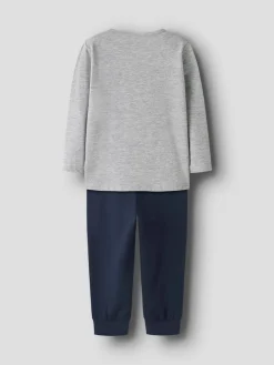 Name It lasten pyjama NMMNIGHTSET GREY FIRETRUCK NOOS, keskiharmaa