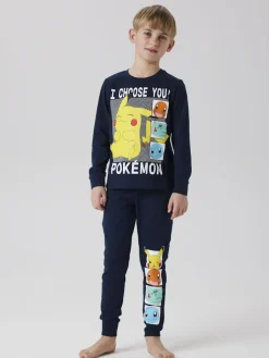 Name It lasten pyjamasetti, NKMABEL POKEMON LS NIGHSET Tummansininen