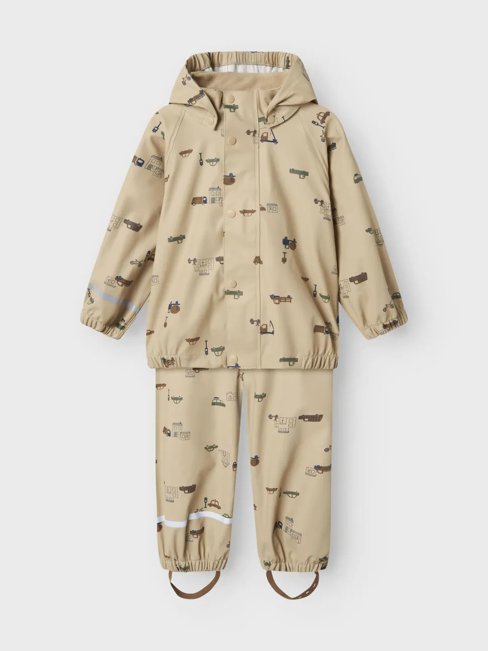 Name It lasten sadeasu, NMMDRY10 RAIN SET Beige Kuosi