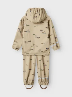 Name It lasten sadeasu, NMMDRY10 RAIN SET Beige Kuosi