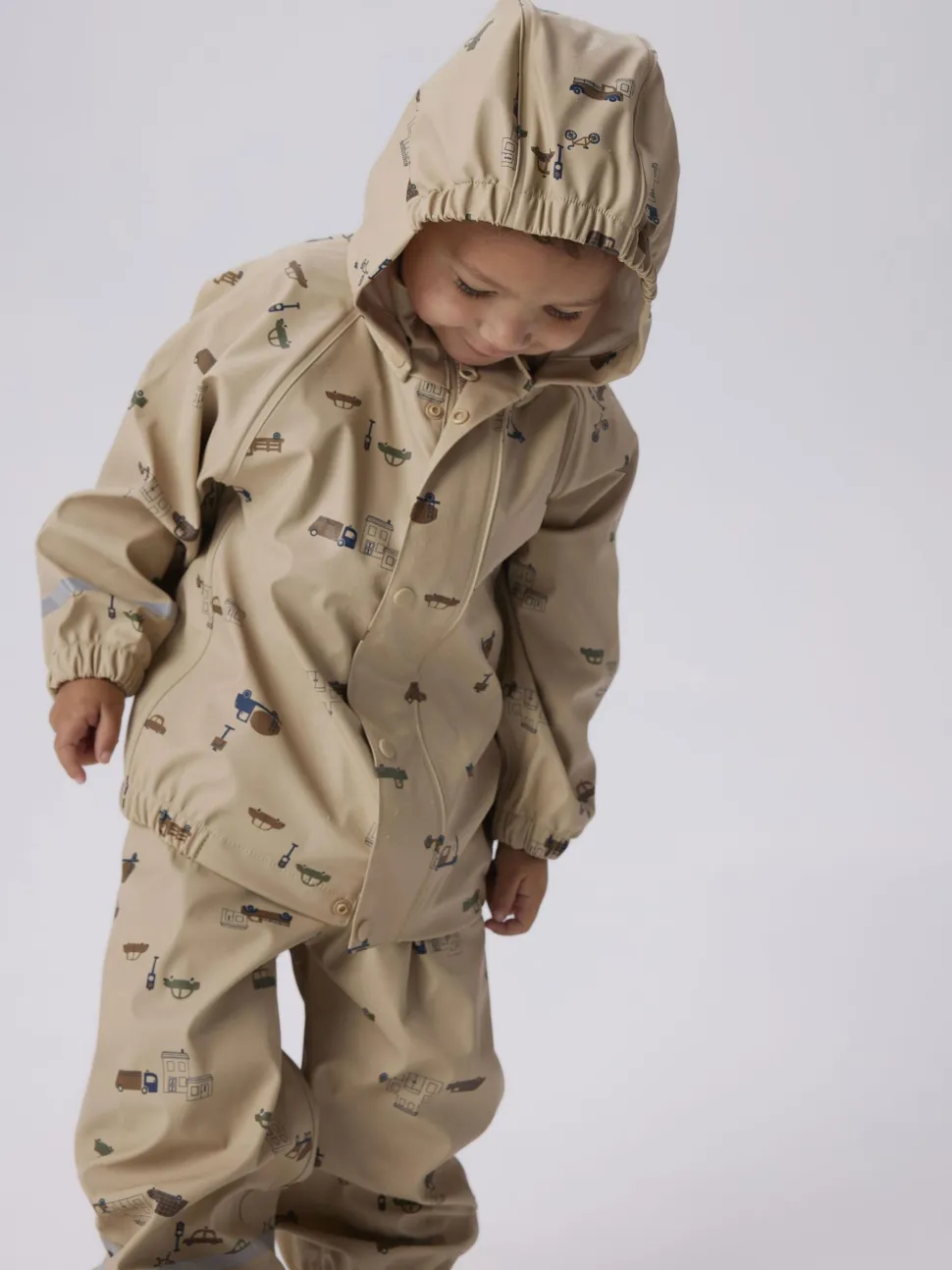 Name It lasten sadeasu, NMMDRY10 RAIN SET Beige Kuosi