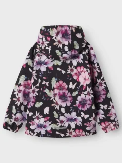 Name It lasten softshell takki, NKFALFA08 SOFTSHELL JACKET Musta Kuosi