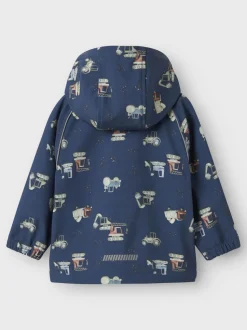 Name It lasten softshell takki, NMMALFA08 SOFTSHELL JACKET Sininen